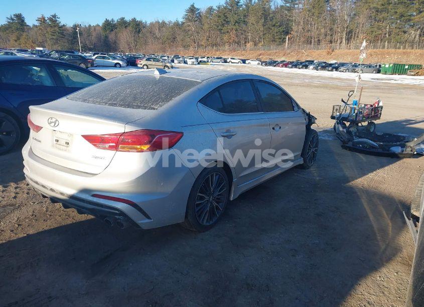 Photo 4 of 2018 Hyundai Elantra SPORT (VIN KMHD04LB1JU524771)