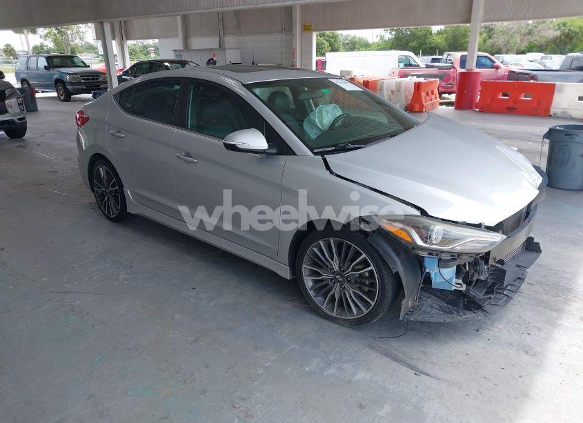 2018 Hyundai Elantra SPORT (VIN KMHD04LB3JU702020) main photo