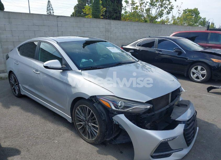 2018 Hyundai Elantra SPORT (VIN KMHD04LB7JU627242) main photo