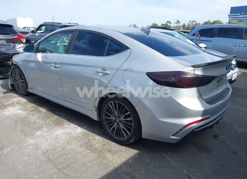 Photo 3 of 2018 Hyundai Elantra SPORT (VIN KMHD04LB7JU627242)