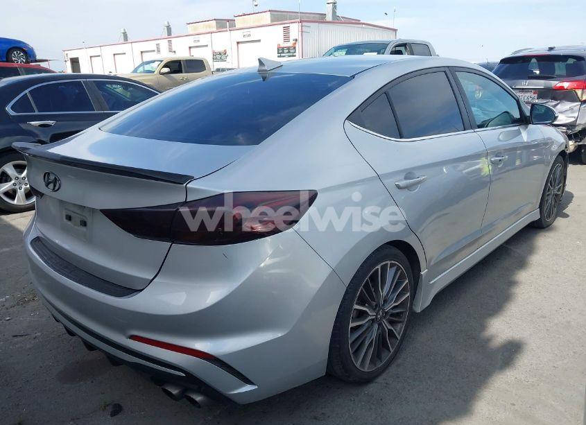 Photo 4 of 2018 Hyundai Elantra SPORT (VIN KMHD04LB7JU627242)