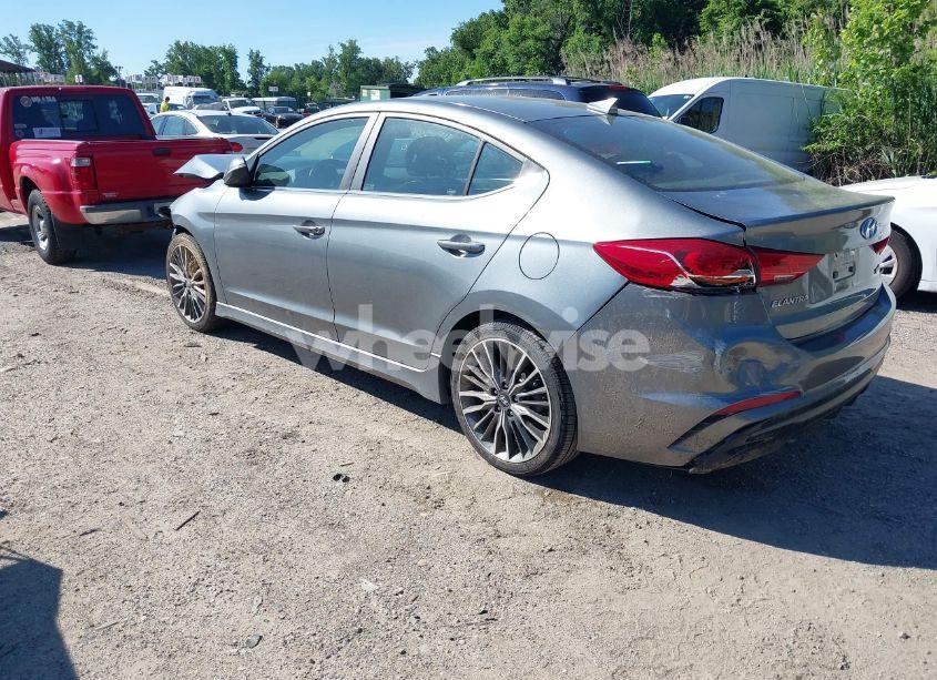 Photo 3 of 2017 Hyundai Elantra SPORT (VIN KMHD04LB8HU326120)