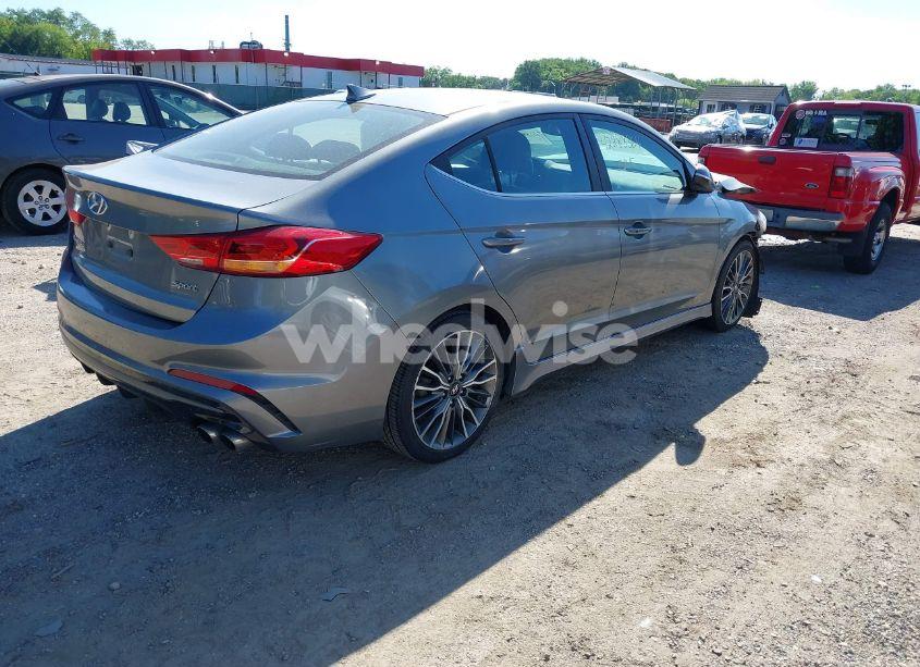 Photo 4 of 2017 Hyundai Elantra SPORT (VIN KMHD04LB8HU326120)