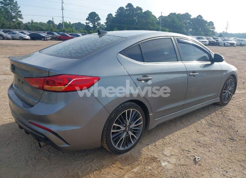 Photo 4 of 2018 Hyundai Elantra SPORT (VIN KMHD04LB9JU543441)