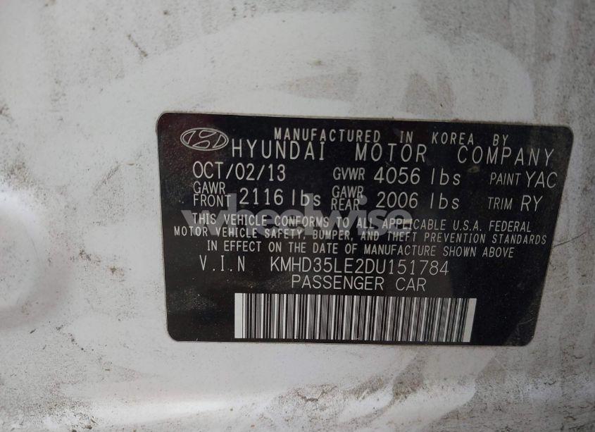 Photo 9 of 2013 Hyundai Elantra GT (VIN KMHD35LE2DU151784)