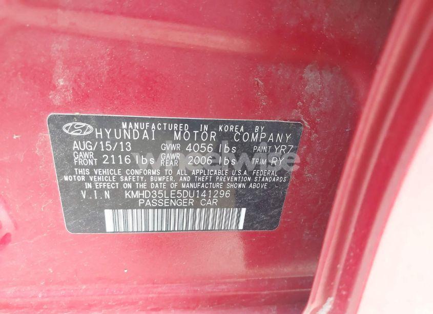 Photo 9 of 2013 Hyundai Elantra GT (VIN KMHD35LE5DU141296)