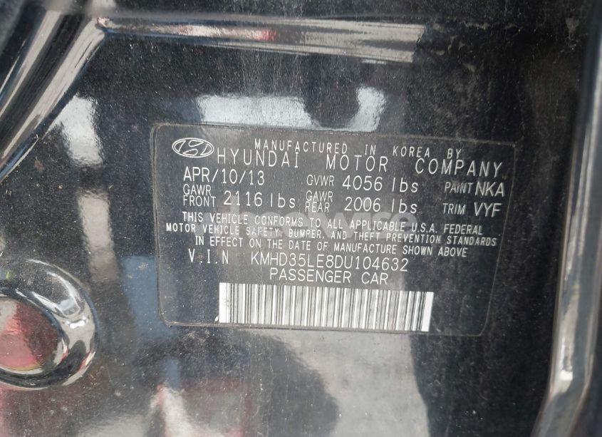 Photo 9 of 2013 Hyundai Elantra GT (VIN KMHD35LE8DU104632)