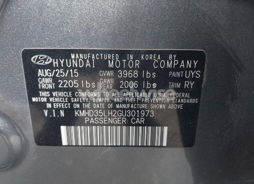 Photo 9 of 2016 Hyundai Elantra GT (VIN KMHD35LH2GU301973)