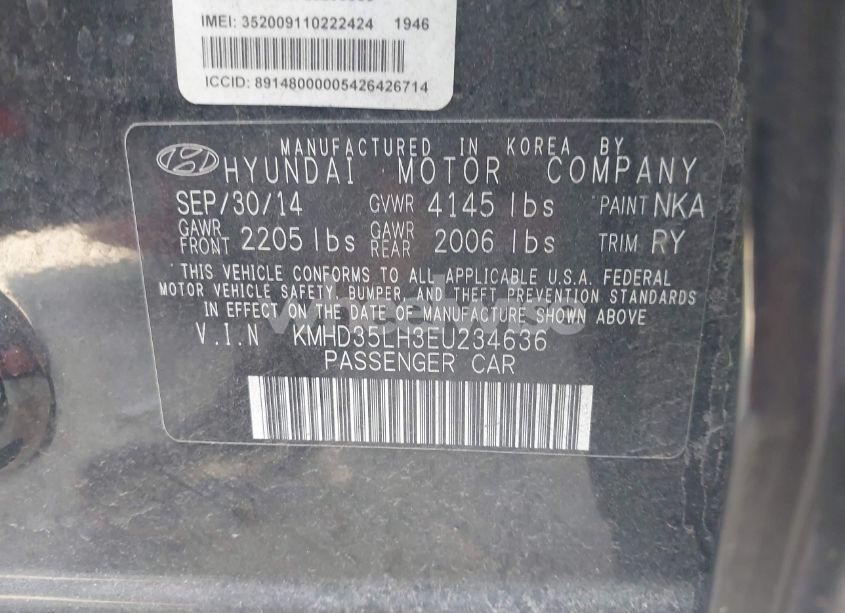 Photo 9 of 2014 Hyundai Elantra GT (VIN KMHD35LH3EU234636)