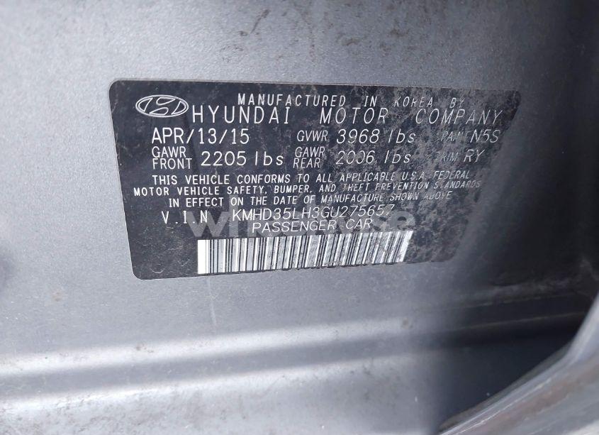 Photo 9 of 2016 Hyundai Elantra GT (VIN KMHD35LH3GU275657)