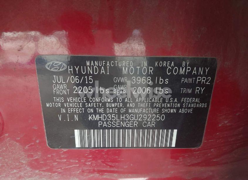 Photo 9 of 2016 Hyundai Elantra GT (VIN KMHD35LH3GU292250)