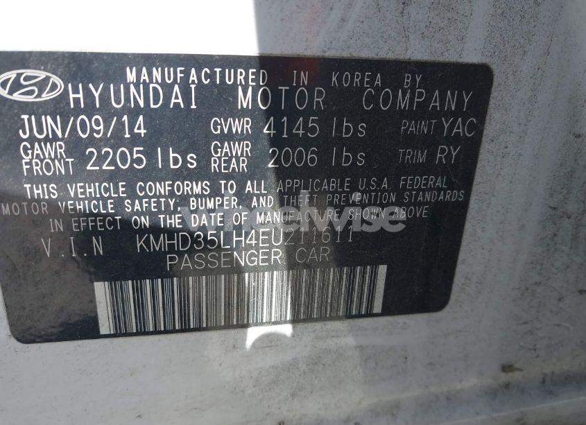 Photo 9 of 2014 Hyundai Elantra GT (VIN KMHD35LH4EU211611)