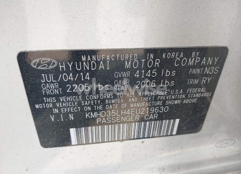Photo 9 of 2014 Hyundai Elantra GT (VIN KMHD35LH4EU219630)