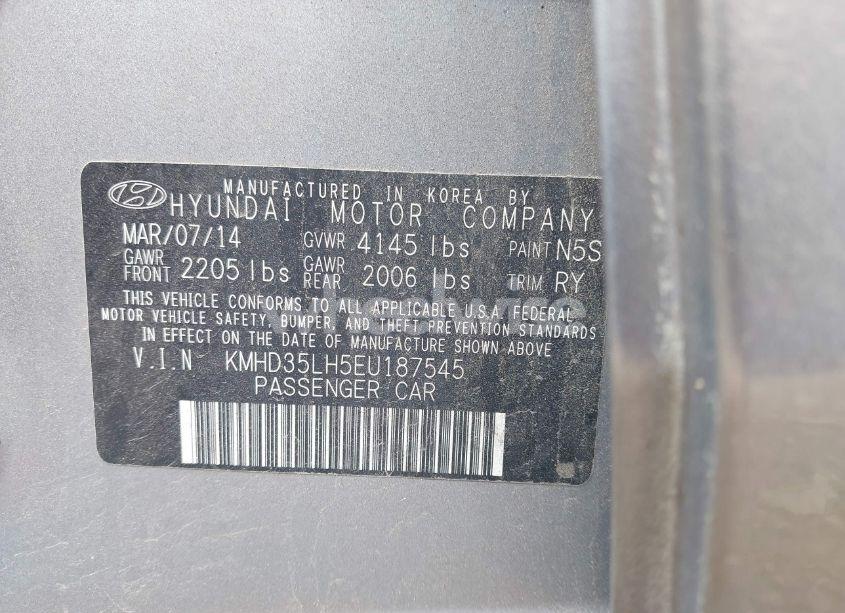 Photo 9 of 2014 Hyundai Elantra GT (VIN KMHD35LH5EU187545)