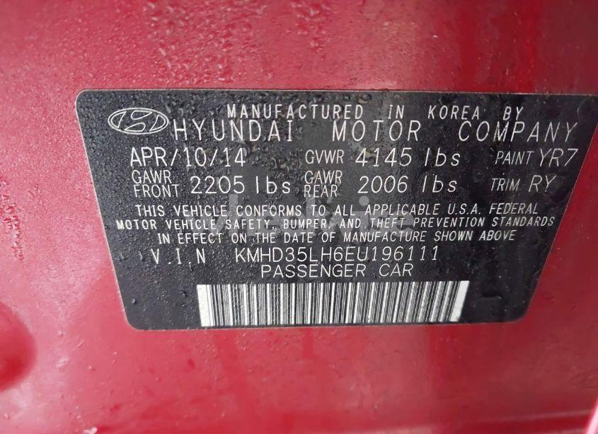 Photo 9 of 2014 Hyundai Elantra GT (VIN KMHD35LH6EU196111)