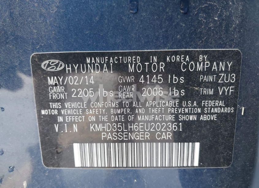 Photo 9 of 2014 Hyundai Elantra GT (VIN KMHD35LH6EU202361)