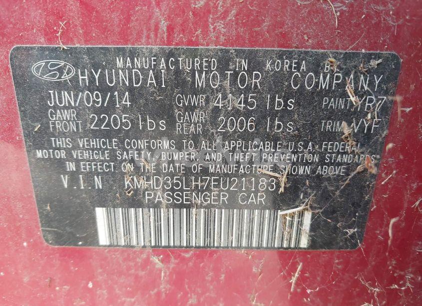 Photo 9 of 2014 Hyundai Elantra GT (VIN KMHD35LH7EU211831)