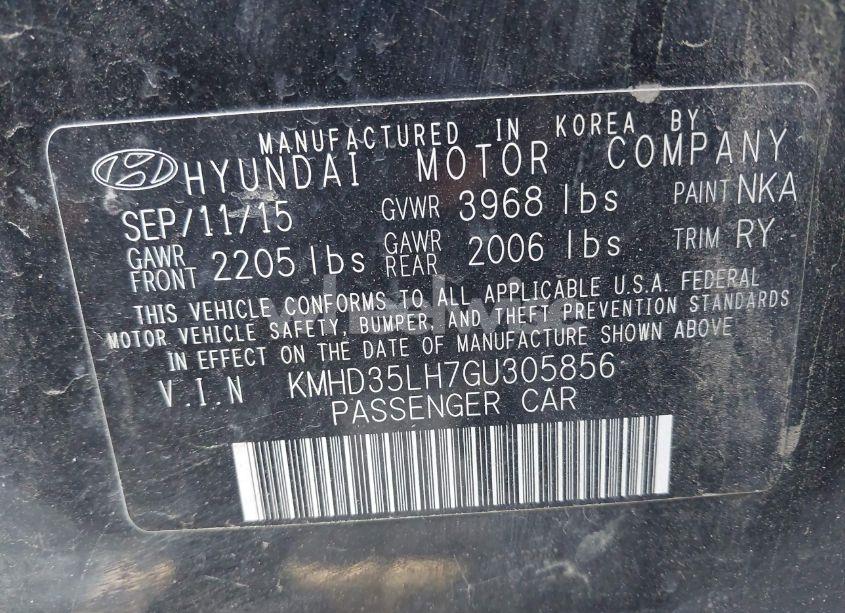 Photo 9 of 2016 Hyundai Elantra GT (VIN KMHD35LH7GU305856)