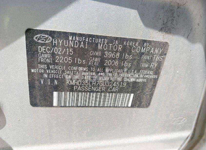 Photo 9 of 2016 Hyundai Elantra GT (VIN KMHD35LH7GU324519)