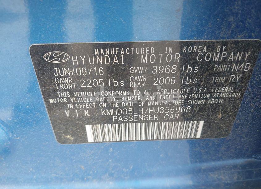 Photo 9 of 2017 Hyundai Elantra GT (VIN KMHD35LH7HU356968)