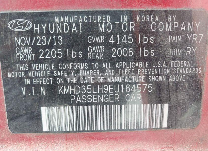 Photo 9 of 2014 Hyundai Elantra GT (VIN KMHD35LH9EU164575)