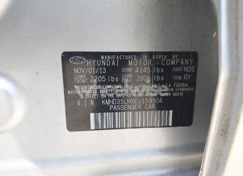 Photo 9 of 2014 Hyundai Elantra GT (VIN KMHD35LHXEU159904)