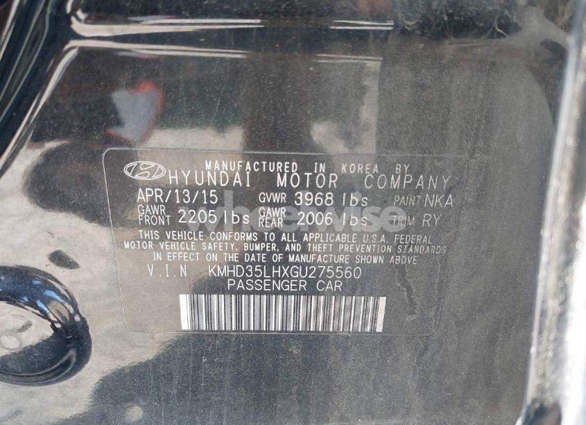 Photo 9 of 2016 Hyundai Elantra GT (VIN KMHD35LHXGU275560)