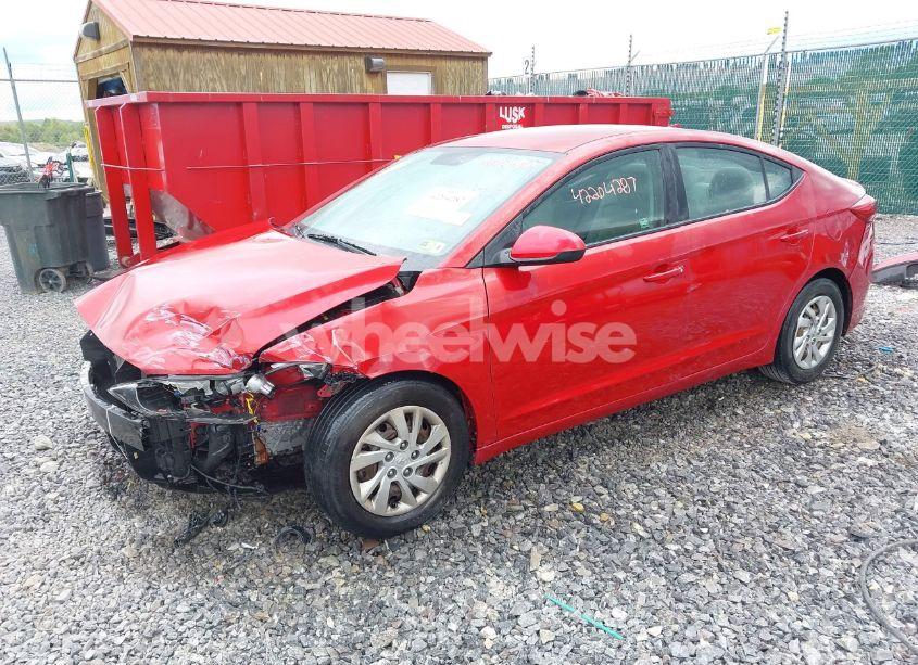 Photo 2 of 2017 Hyundai Elantra SE (VIN KMHD74LF2HU124419)