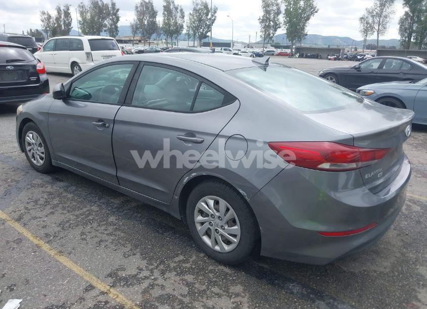 Photo 3 of 2017 Hyundai Elantra SE (VIN KMHD74LF3HU164511)