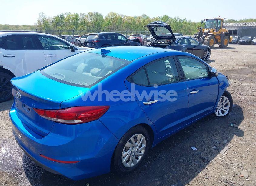 Photo 4 of 2017 Hyundai Elantra SE (VIN KMHD74LF6HU144401)