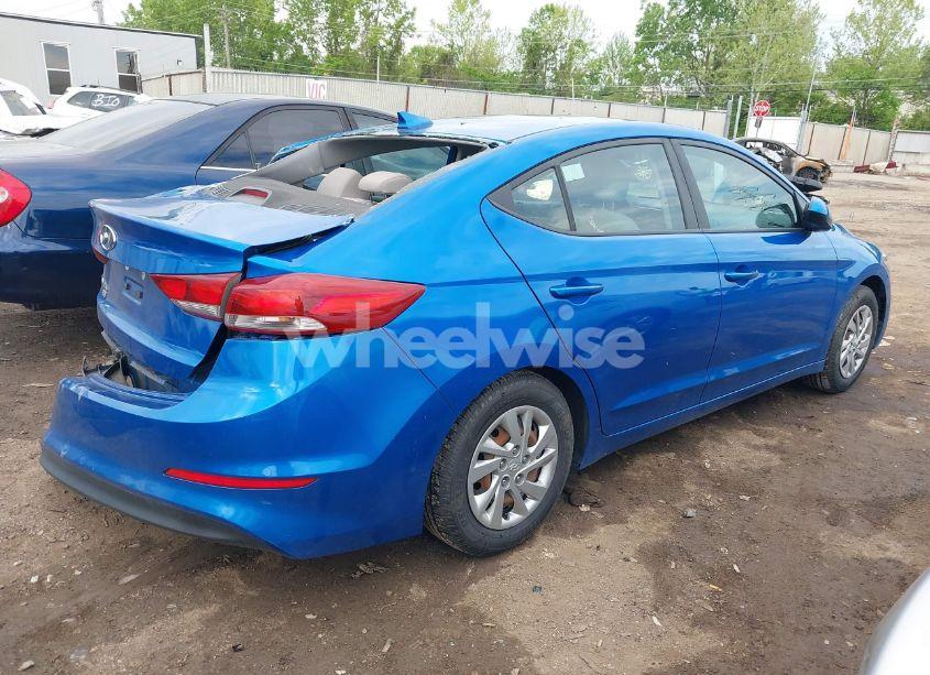 Photo 4 of 2017 Hyundai Elantra SE (VIN KMHD74LF7HU336779)