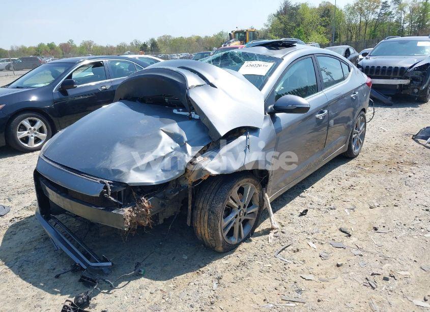 Photo 2 of 2017 Hyundai Elantra LIMITED (VIN KMHD84LF0HU227500)