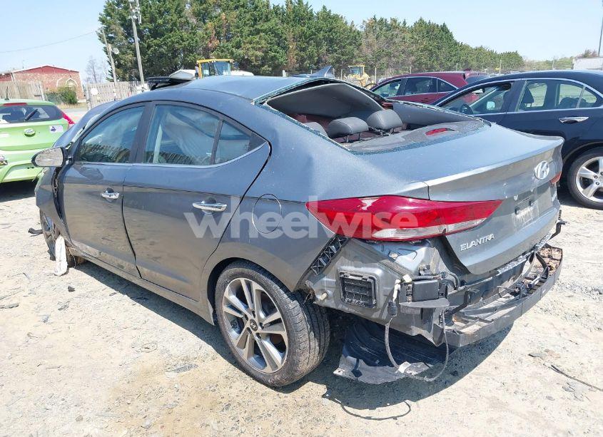 Photo 3 of 2017 Hyundai Elantra LIMITED (VIN KMHD84LF0HU227500)