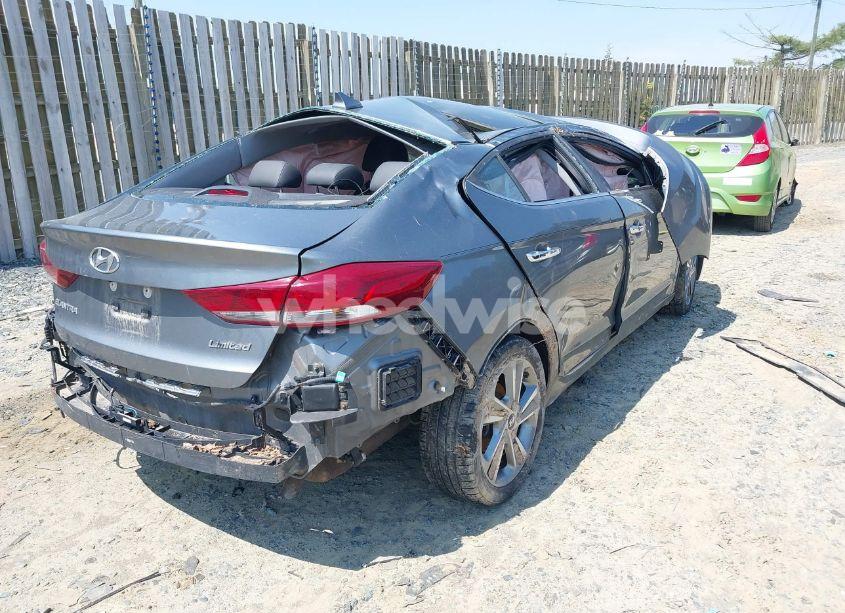 Photo 4 of 2017 Hyundai Elantra LIMITED (VIN KMHD84LF0HU227500)