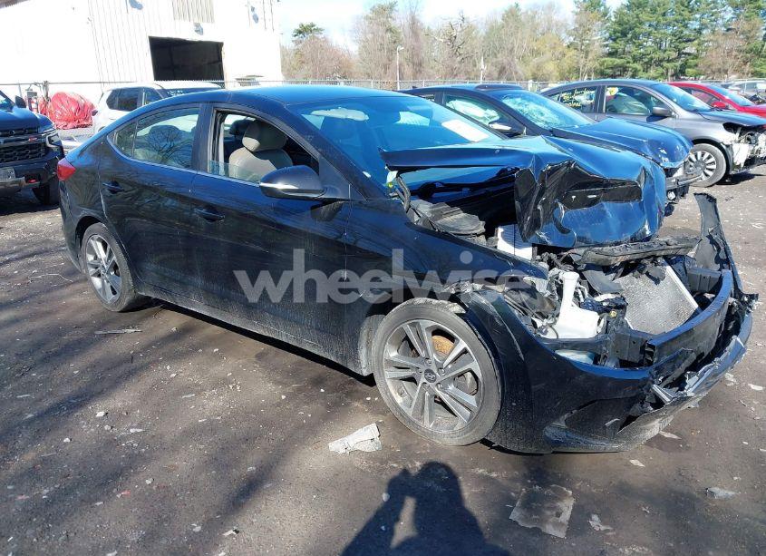2018 Hyundai Elantra LIMITED (VIN KMHD84LF1JU492156) main photo
