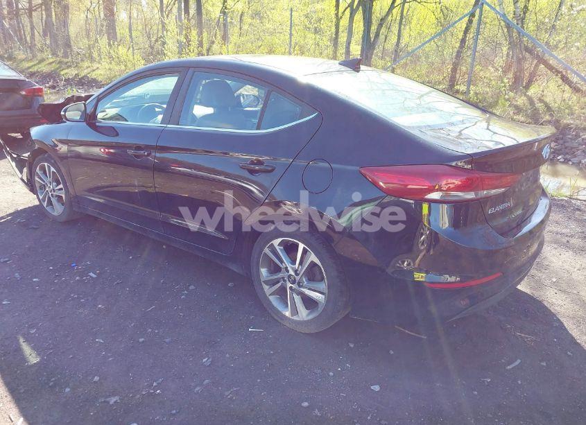 Photo 3 of 2018 Hyundai Elantra LIMITED (VIN KMHD84LF1JU492156)