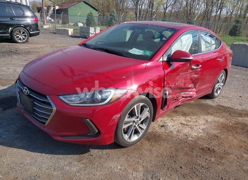 Photo 2 of 2017 Hyundai Elantra LIMITED (VIN KMHD84LF5HU067047)
