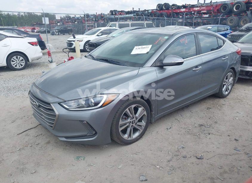 Photo 2 of 2017 Hyundai Elantra LIMITED (VIN KMHD84LF5HU291337)