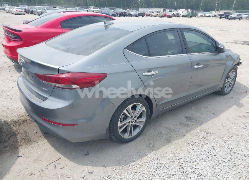 Photo 4 of 2017 Hyundai Elantra LIMITED (VIN KMHD84LF5HU291337)