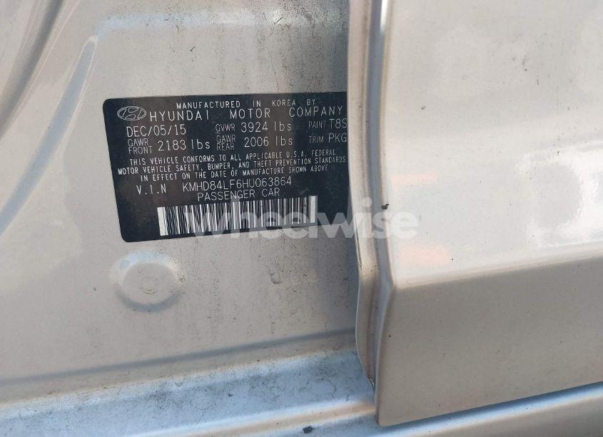 Photo 9 of 2017 Hyundai Elantra SE (VIN KMHD84LF6HU063864)