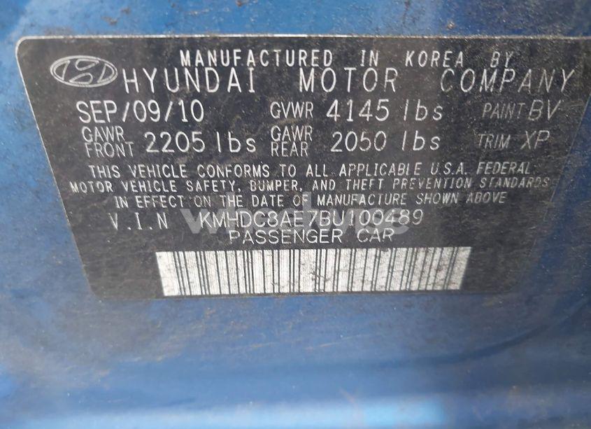 Photo 9 of 2011 Hyundai Elantra TOURING GLS (VIN KMHDC8AE7BU100489)