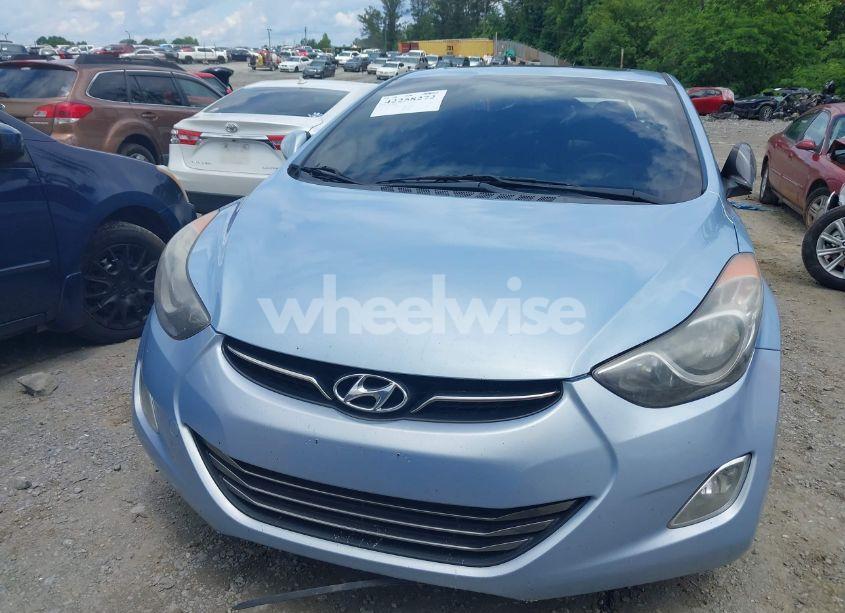 Photo 12 of 2012 Hyundai Elantra LIMITED (ULSAN PLANT) (VIN KMHDH4AE0CU203488)