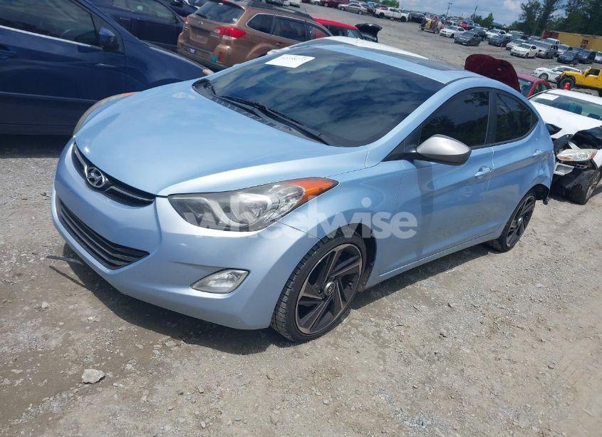 Photo 2 of 2012 Hyundai Elantra LIMITED (ULSAN PLANT) (VIN KMHDH4AE0CU203488)