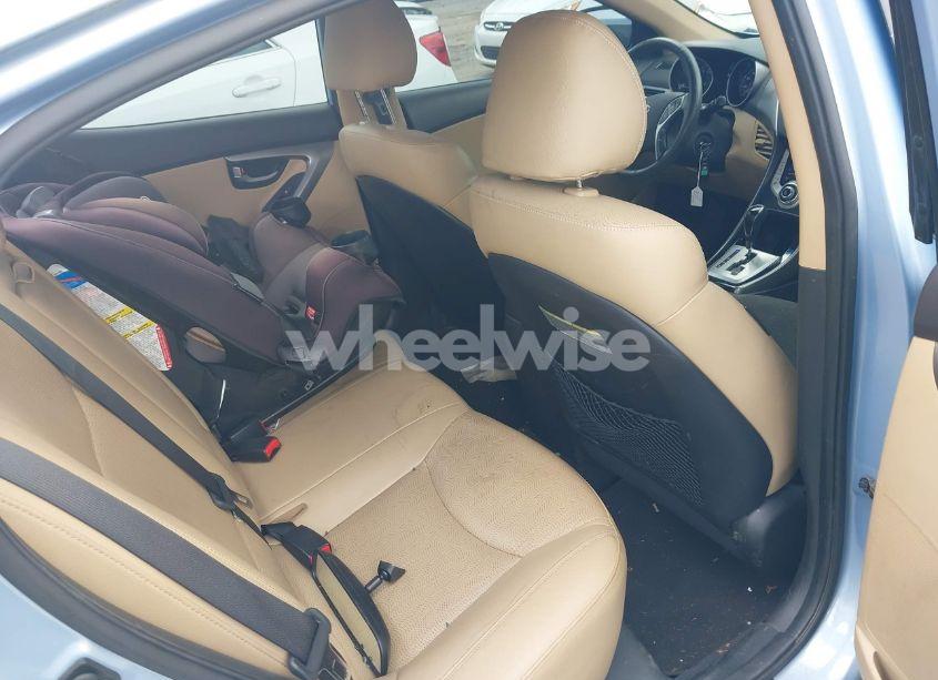Photo 8 of 2012 Hyundai Elantra LIMITED (ULSAN PLANT) (VIN KMHDH4AE0CU203488)