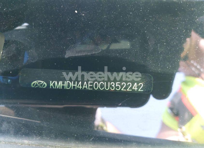 Photo 12 of 2012 Hyundai Elantra GLS (ULSAN PLANT) (VIN KMHDH4AE0CU352242)