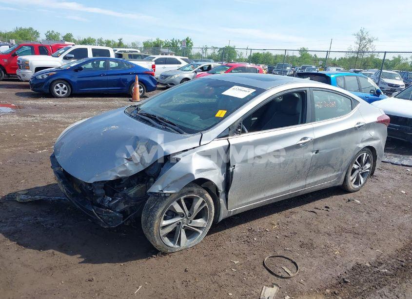 Photo 2 of 2015 Hyundai Elantra LIMITED (VIN KMHDH4AE0FU343335)