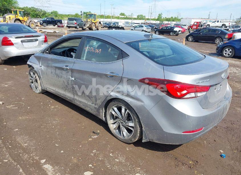 Photo 3 of 2015 Hyundai Elantra LIMITED (VIN KMHDH4AE0FU343335)