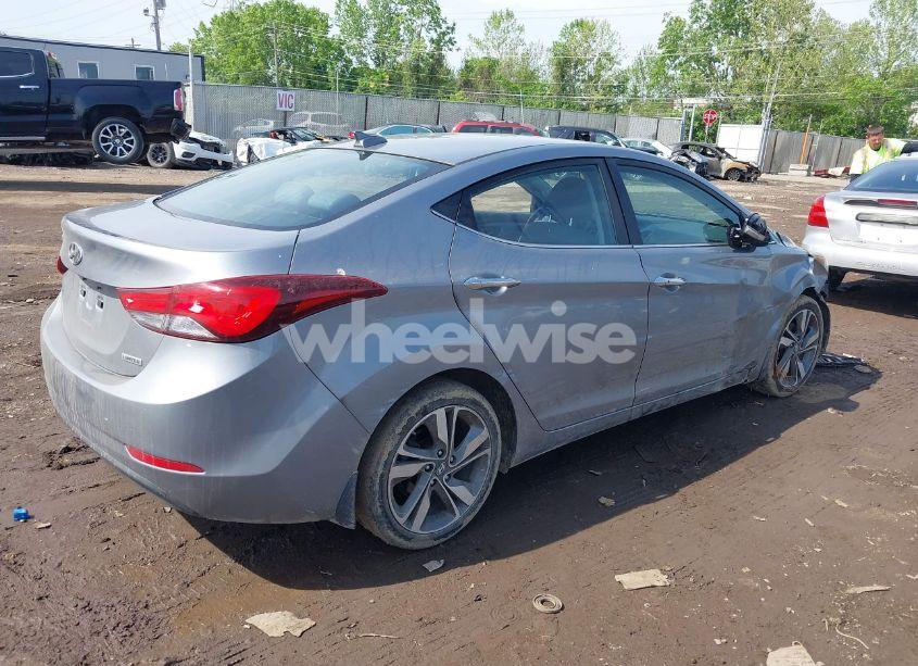 Photo 4 of 2015 Hyundai Elantra LIMITED (VIN KMHDH4AE0FU343335)