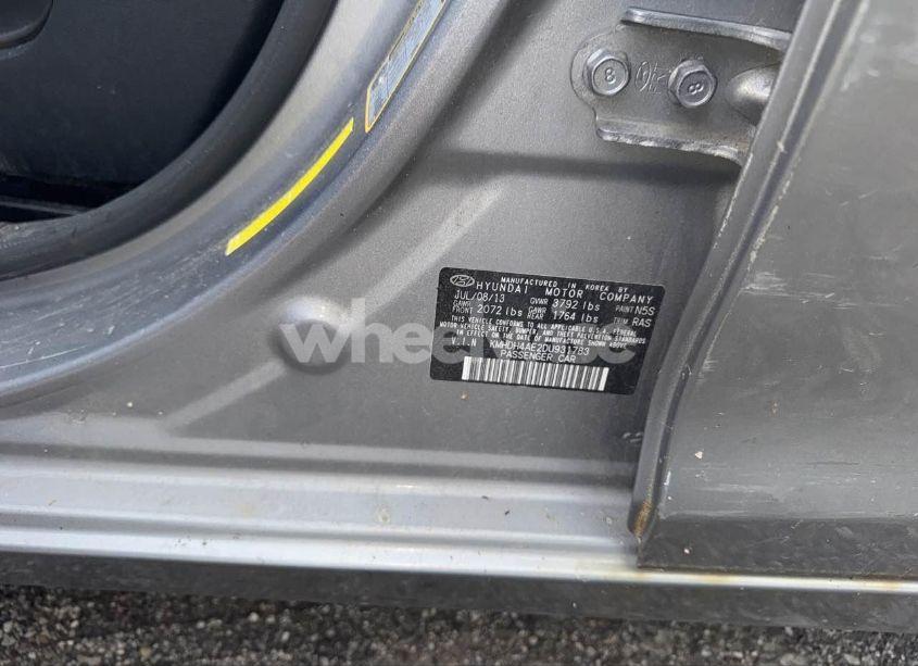 Photo 9 of 2013 Hyundai Elantra GLS (VIN KMHDH4AE2DU931783)