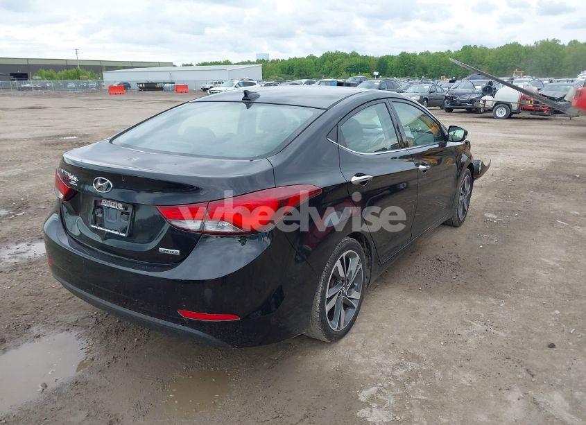 Photo 4 of 2014 Hyundai Elantra LIMITED (VIN KMHDH4AE2EU142566)